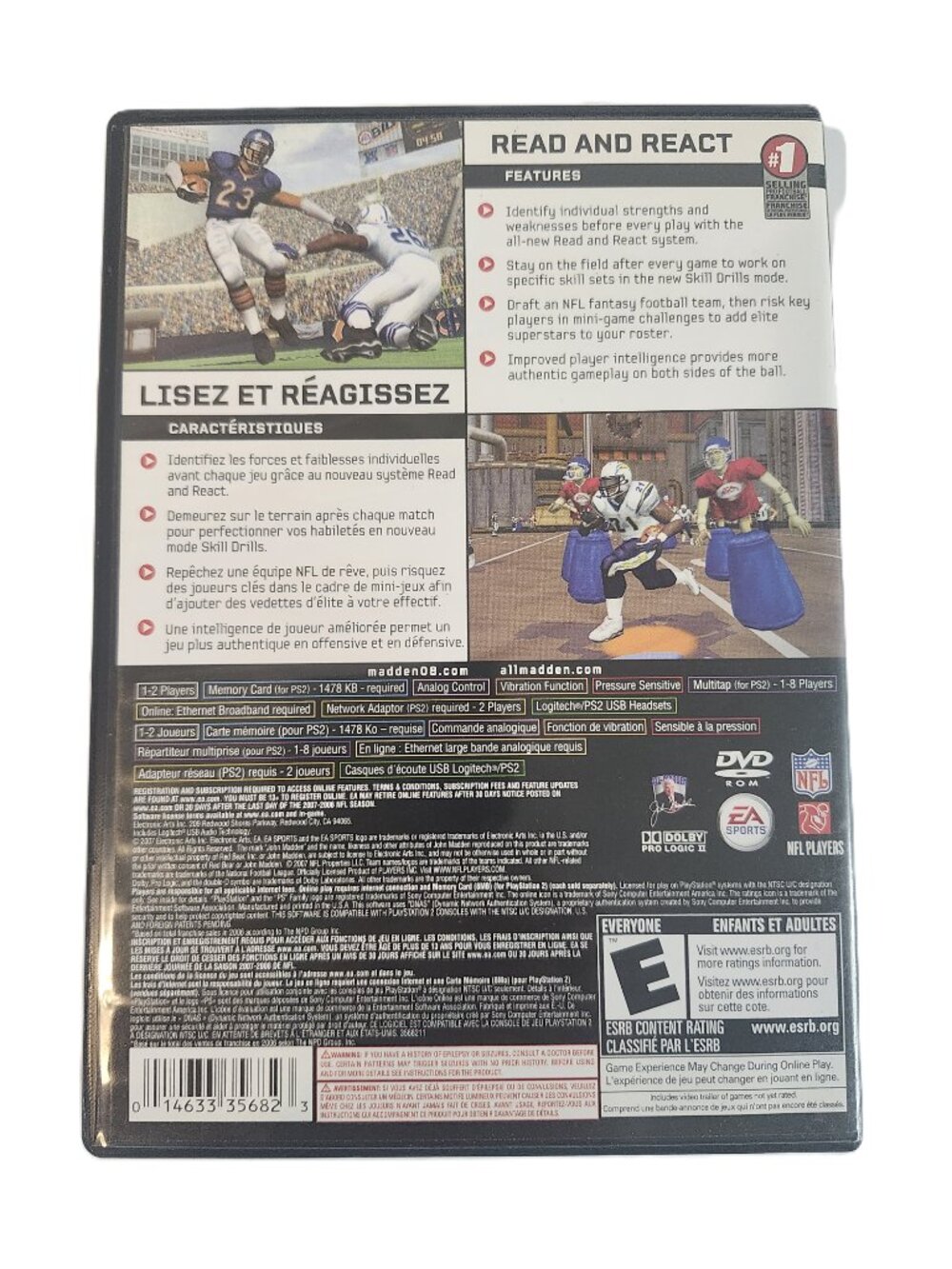 Madden NFL 08 – PS2 – Complete – Tested & Working - Picture 4 of 5